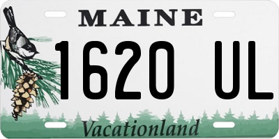 ME license plate 1620UL