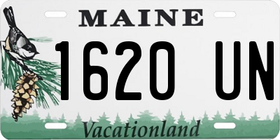 ME license plate 1620UN