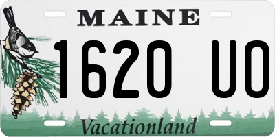 ME license plate 1620UO