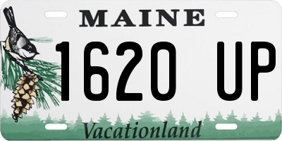 ME license plate 1620UP