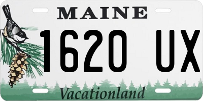 ME license plate 1620UX