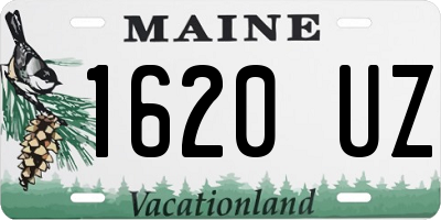 ME license plate 1620UZ