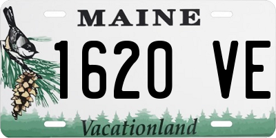 ME license plate 1620VE