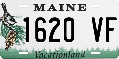 ME license plate 1620VF