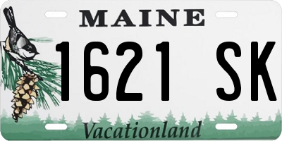 ME license plate 1621SK