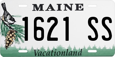 ME license plate 1621SS