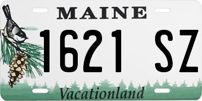 ME license plate 1621SZ