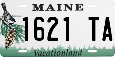 ME license plate 1621TA
