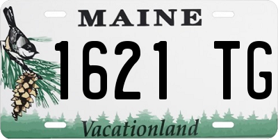 ME license plate 1621TG