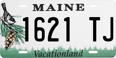 ME license plate 1621TJ