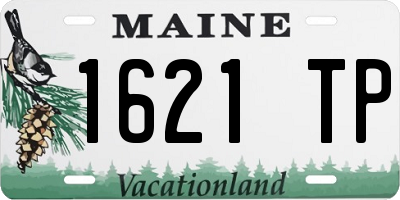 ME license plate 1621TP