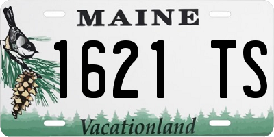 ME license plate 1621TS