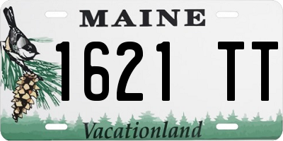 ME license plate 1621TT