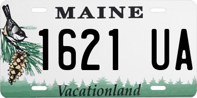 ME license plate 1621UA