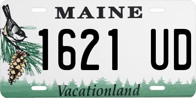 ME license plate 1621UD