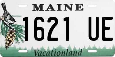 ME license plate 1621UE