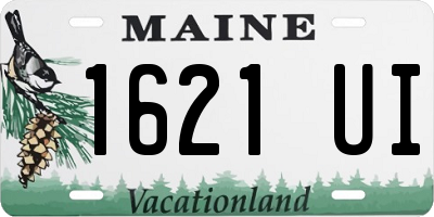 ME license plate 1621UI