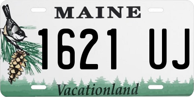 ME license plate 1621UJ
