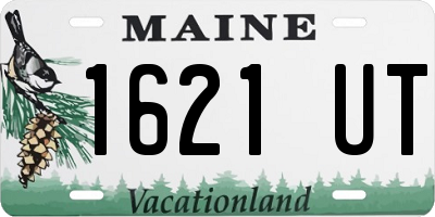 ME license plate 1621UT