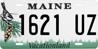 ME license plate 1621UZ