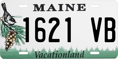 ME license plate 1621VB