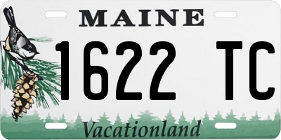 ME license plate 1622TC