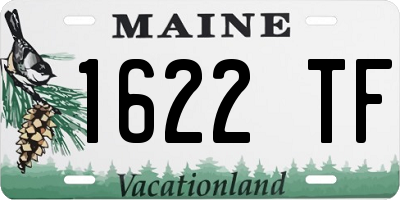 ME license plate 1622TF