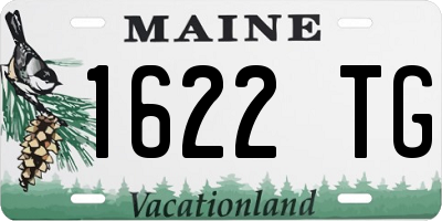 ME license plate 1622TG
