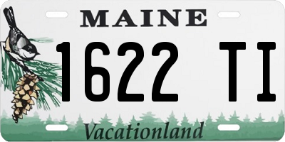 ME license plate 1622TI