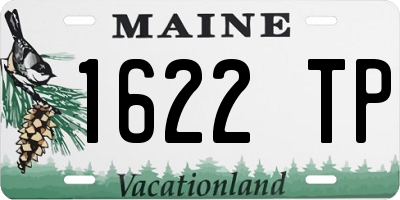 ME license plate 1622TP