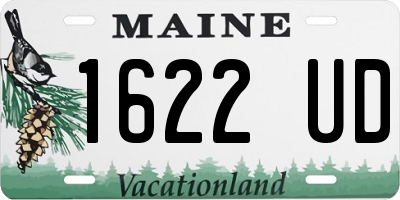 ME license plate 1622UD