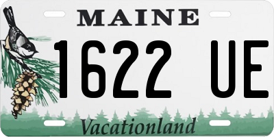 ME license plate 1622UE