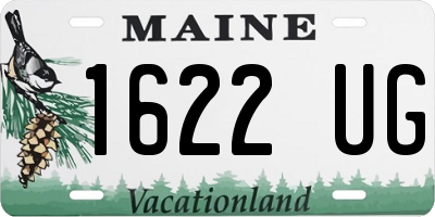 ME license plate 1622UG