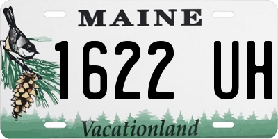 ME license plate 1622UH