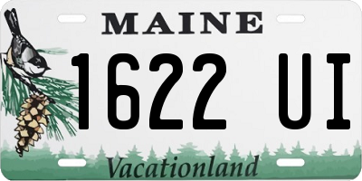 ME license plate 1622UI