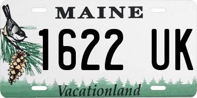 ME license plate 1622UK
