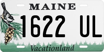 ME license plate 1622UL