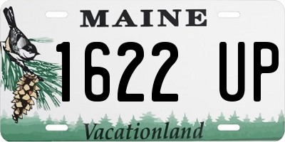 ME license plate 1622UP