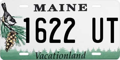 ME license plate 1622UT