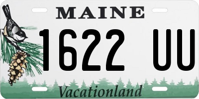 ME license plate 1622UU