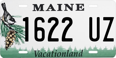 ME license plate 1622UZ