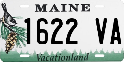 ME license plate 1622VA