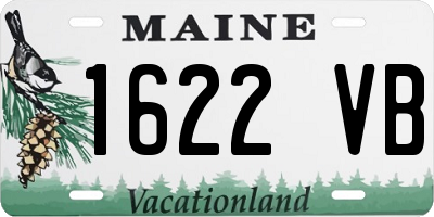 ME license plate 1622VB