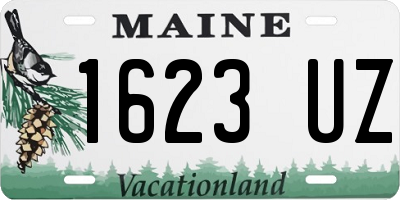 ME license plate 1623UZ