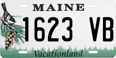 ME license plate 1623VB