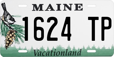 ME license plate 1624TP