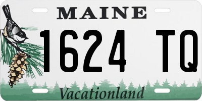 ME license plate 1624TQ