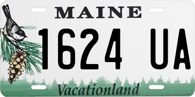 ME license plate 1624UA