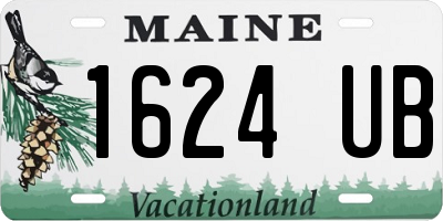 ME license plate 1624UB