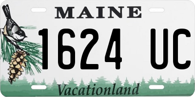 ME license plate 1624UC